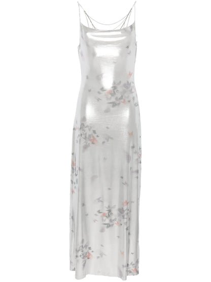Ita Laminated Maxi Dress
