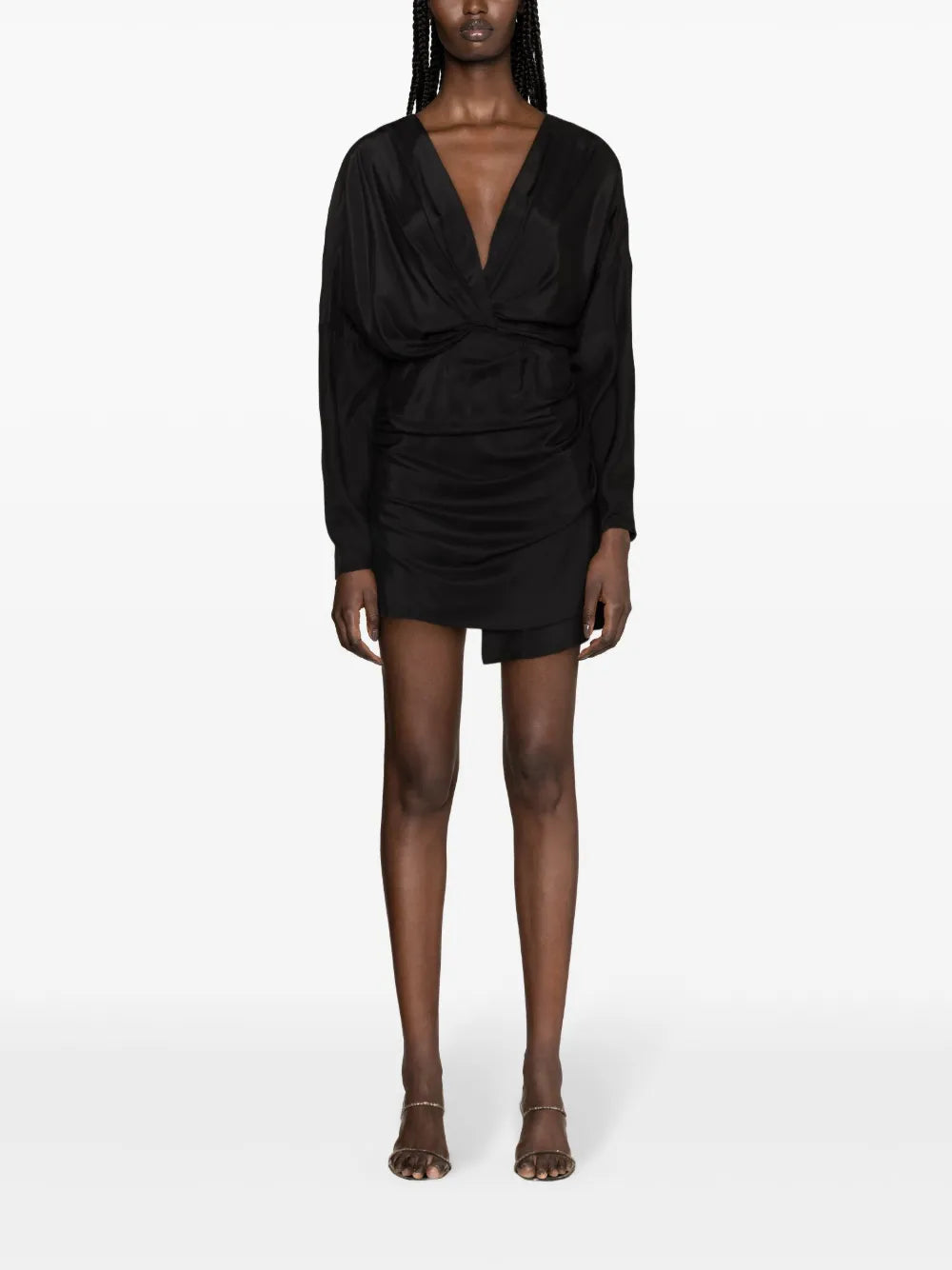 Asuka Drapped Silk Dress