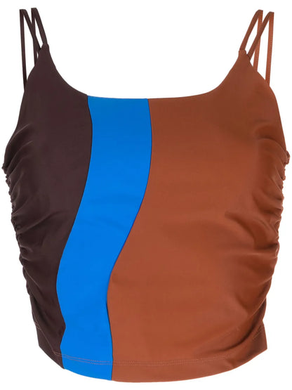 Elshadai Gathered-Detail Cropped Top