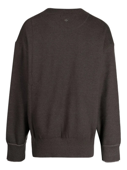 Trace Pocket Panther V-Neck Jumper
