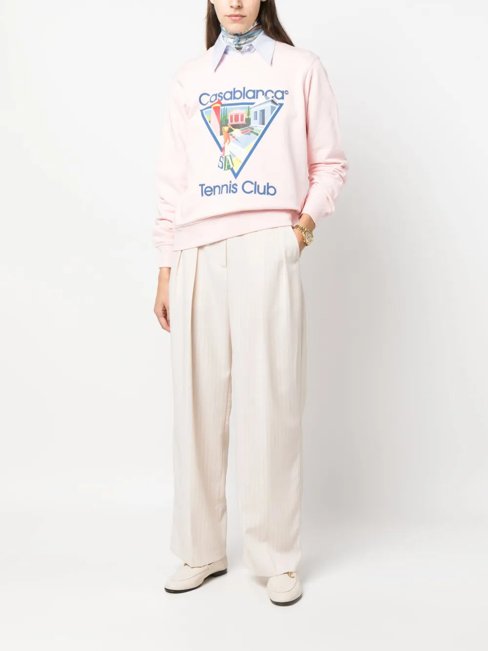 Tennis Club Print Sweatshirt
