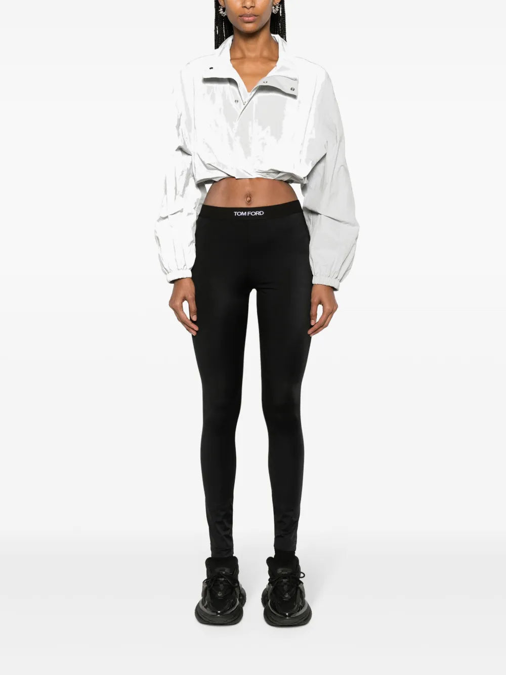 Logo-Waistband Leggings