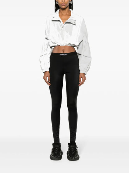 Logo-Waistband Leggings