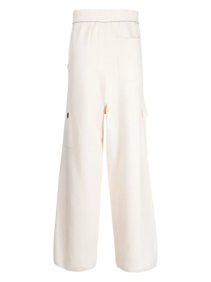 Panther Fine-Knit Track Pants