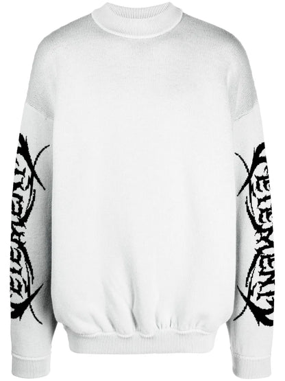 Logo-Print Merino Wool Jumper