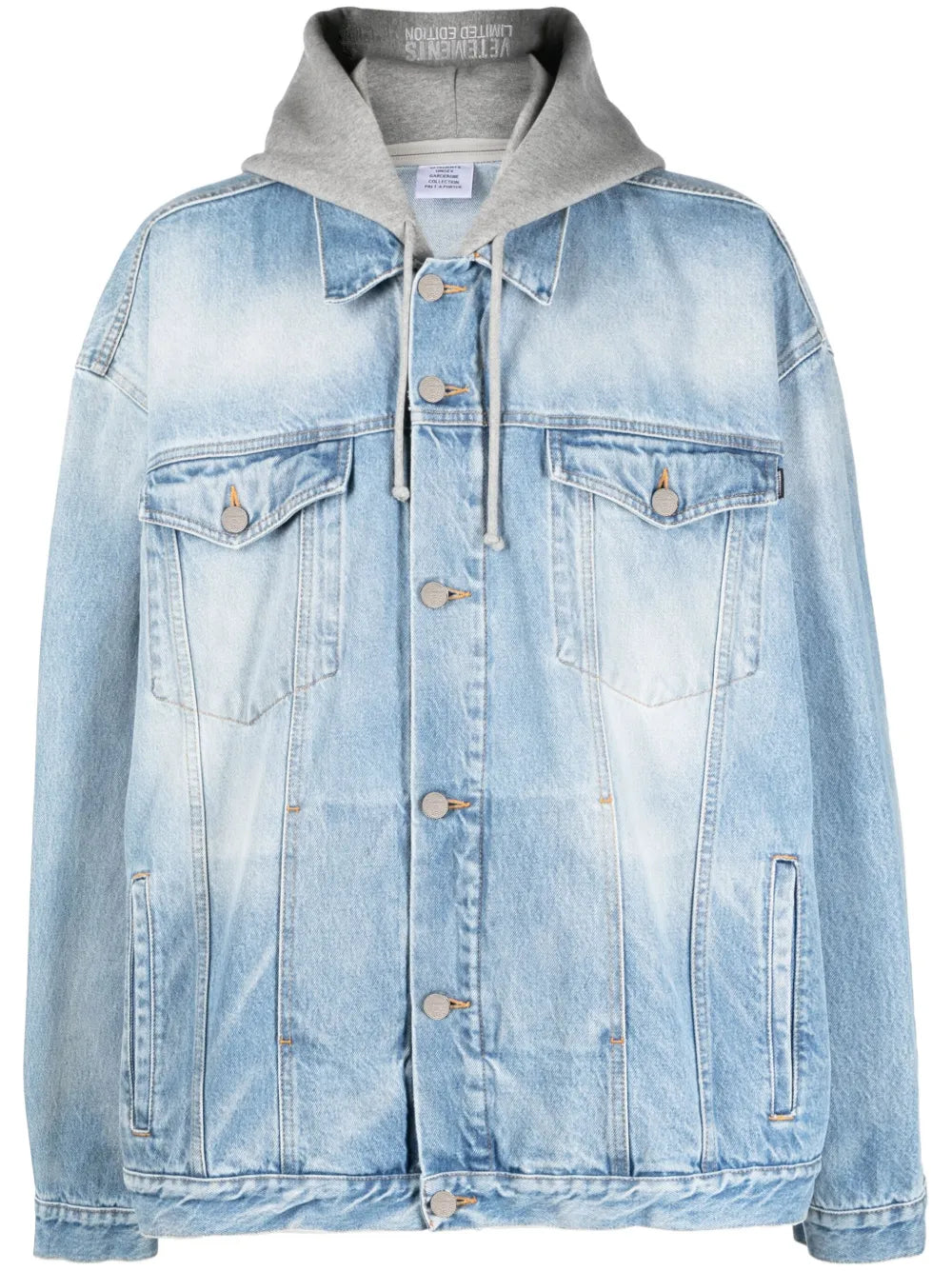 Oversized Hooded Denim Jacket