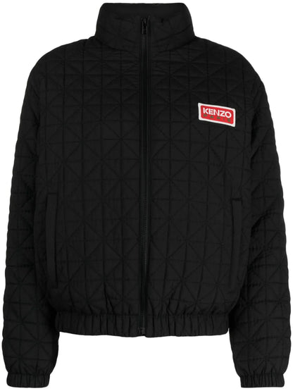 Sashiko Stitch Puffer Jacket