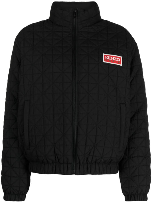 Sashiko Stitch Puffer Jacket