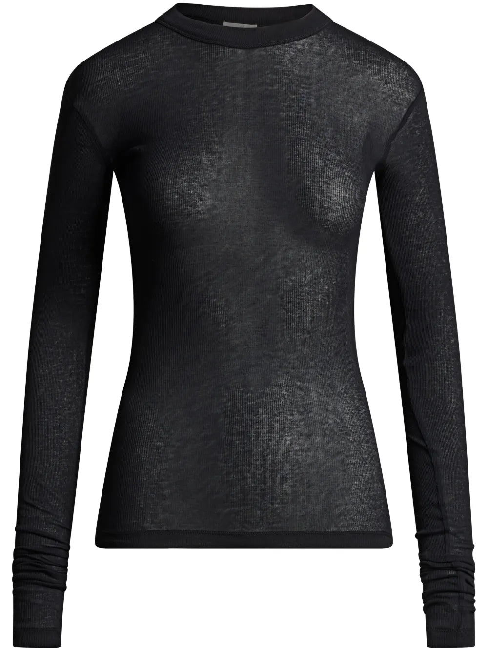 Semi-Sheer Cotton T-Shirt