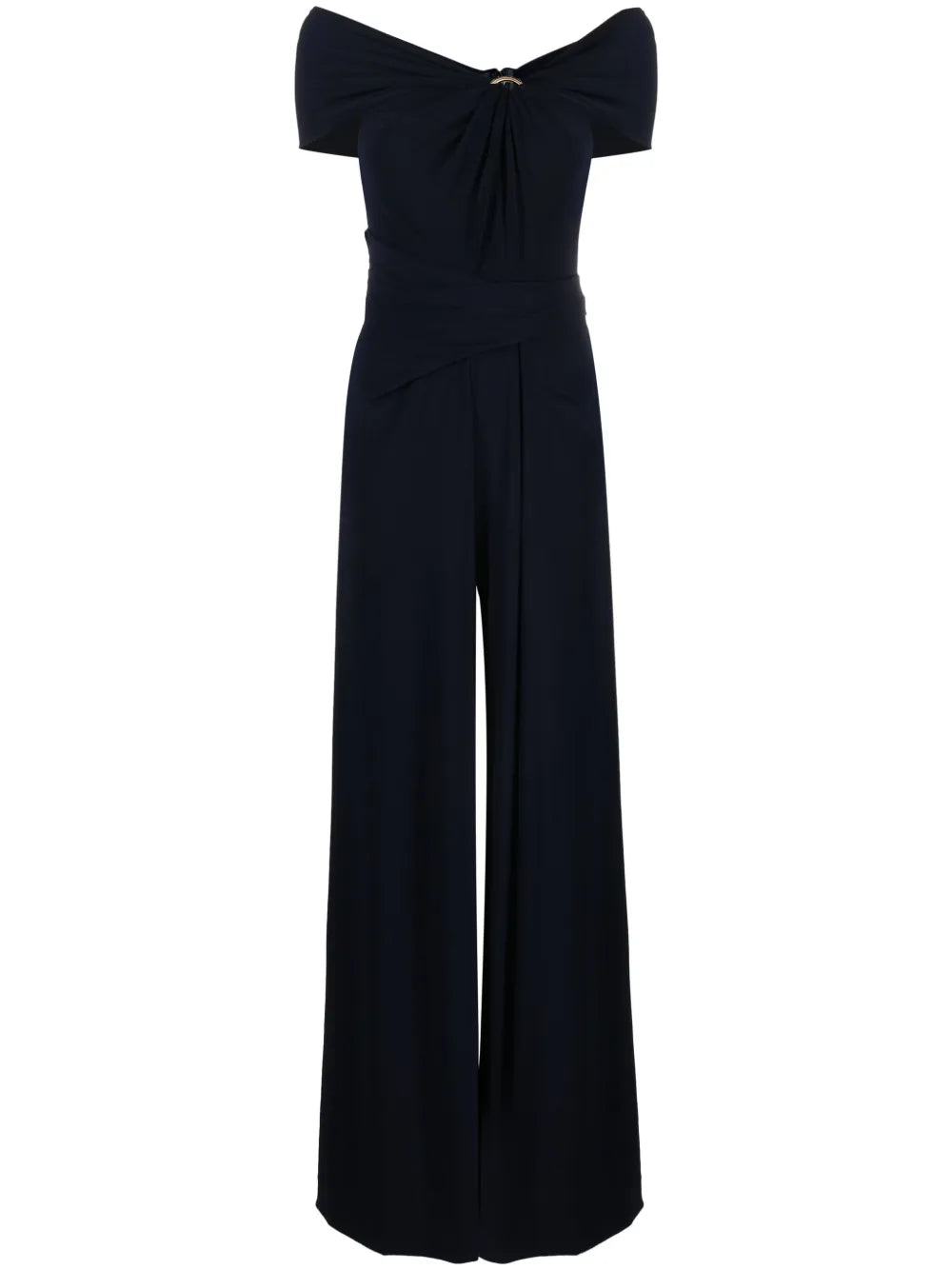 Halterneck Crepe Jumpsuit