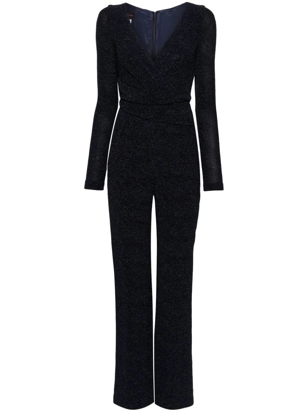 Wide-Leg Shimmering-Effect Jumpsuit