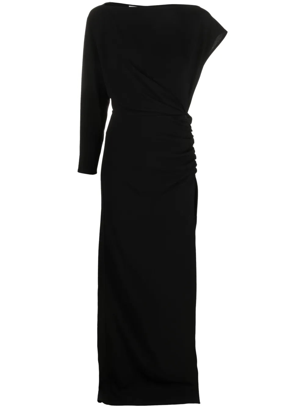Asymmetric Slit Maxi Dress