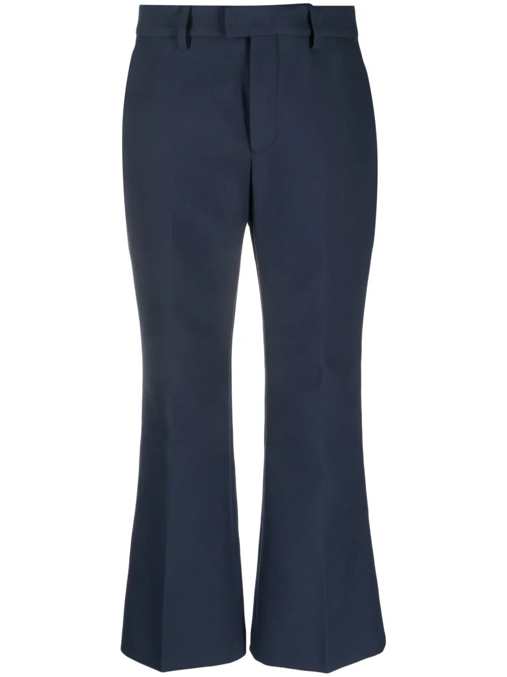 Wide-Leg Cropped Trousers