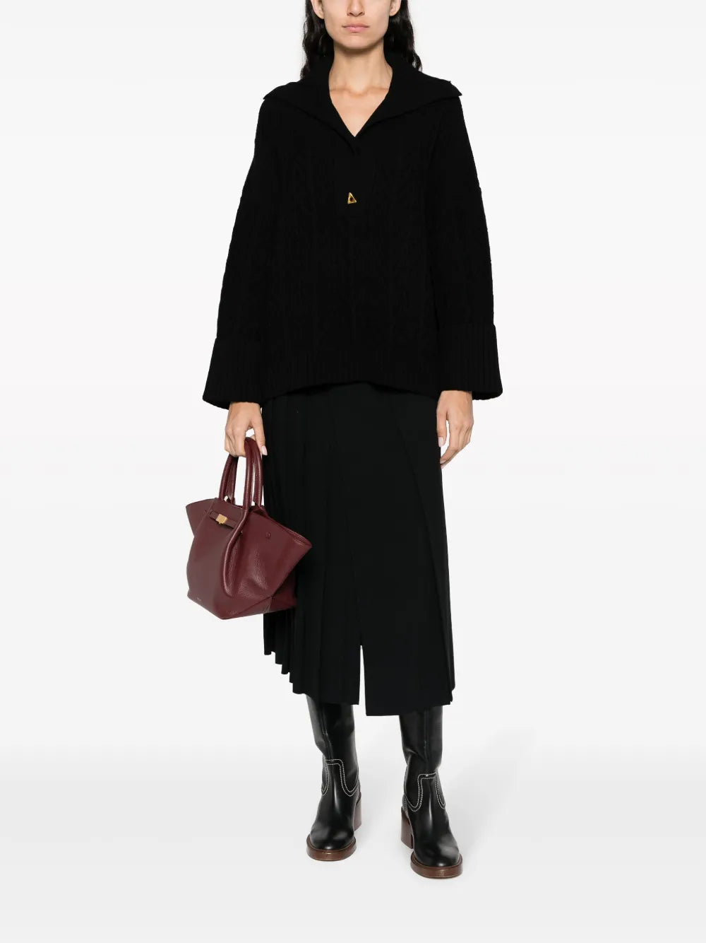 Baker Chevron-Jacquard Jumper