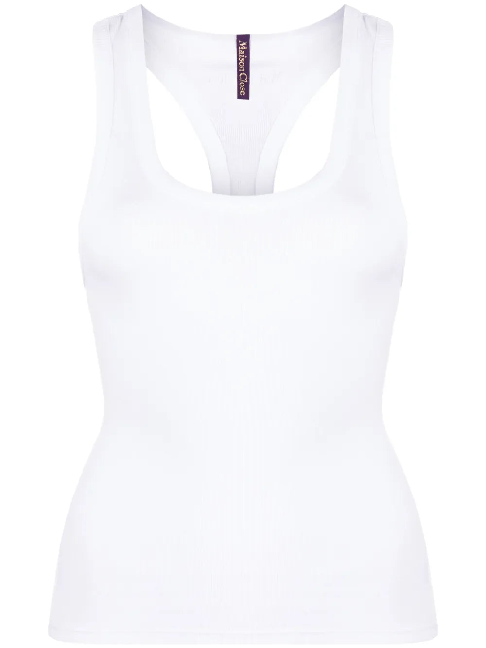 Scoop-Neck Organic Cotton-Blend Top