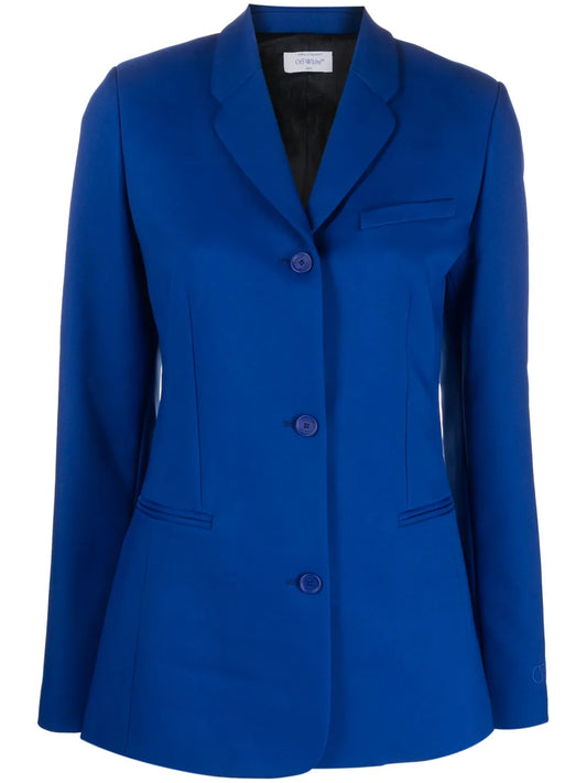 Darted Twill Blazer
