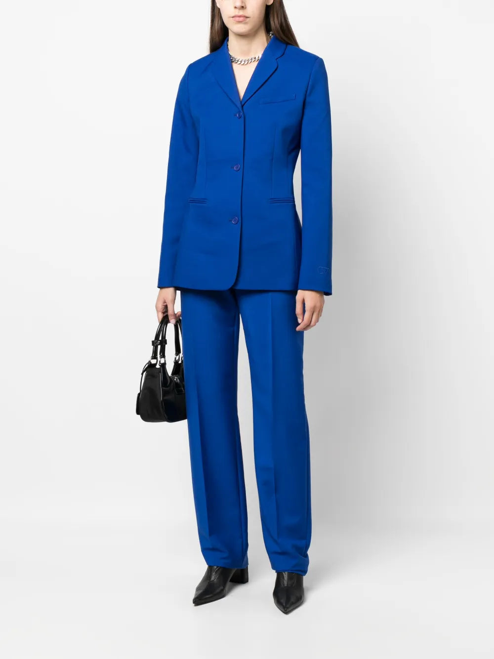 Darted Twill Blazer