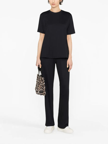 Organic-Cotton Straight-Leg Trousers