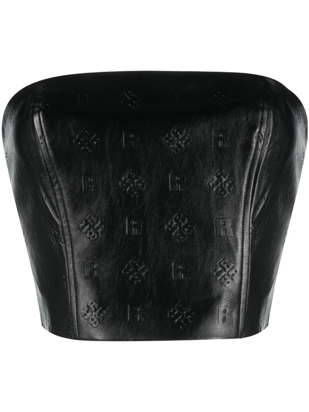 Logo-Embossed Cropped Tank Top