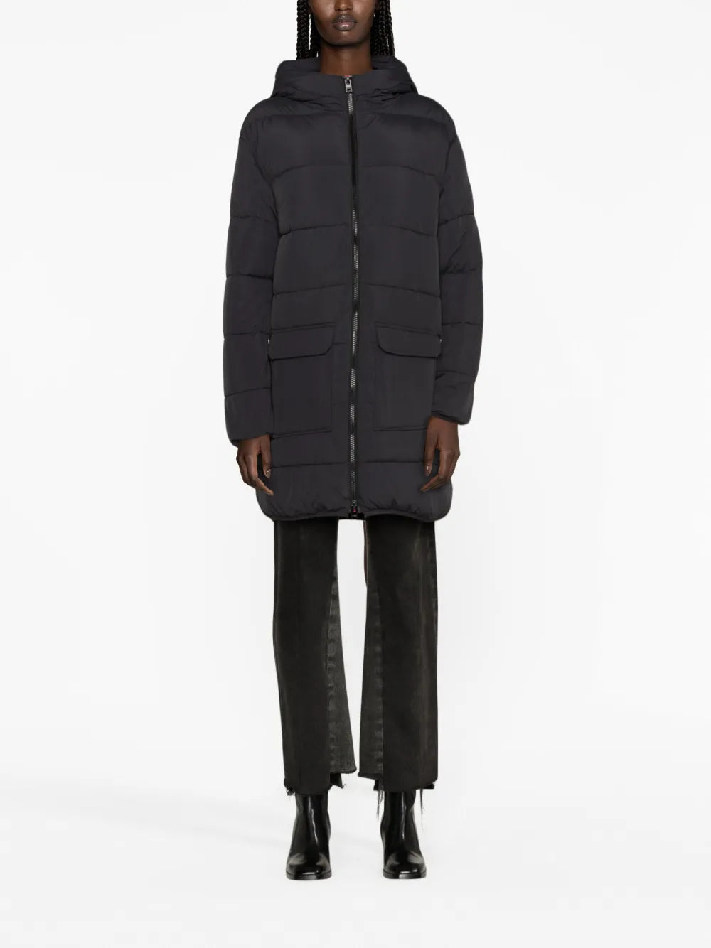 Bristola Quilted Hooded Coat