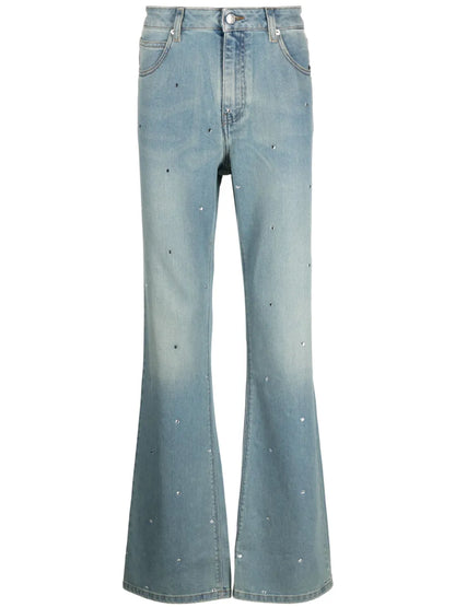 Mid-Rise Wide-Leg Jeans