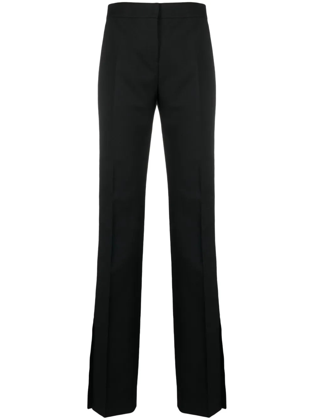 Split-Hem Tailored Trousers