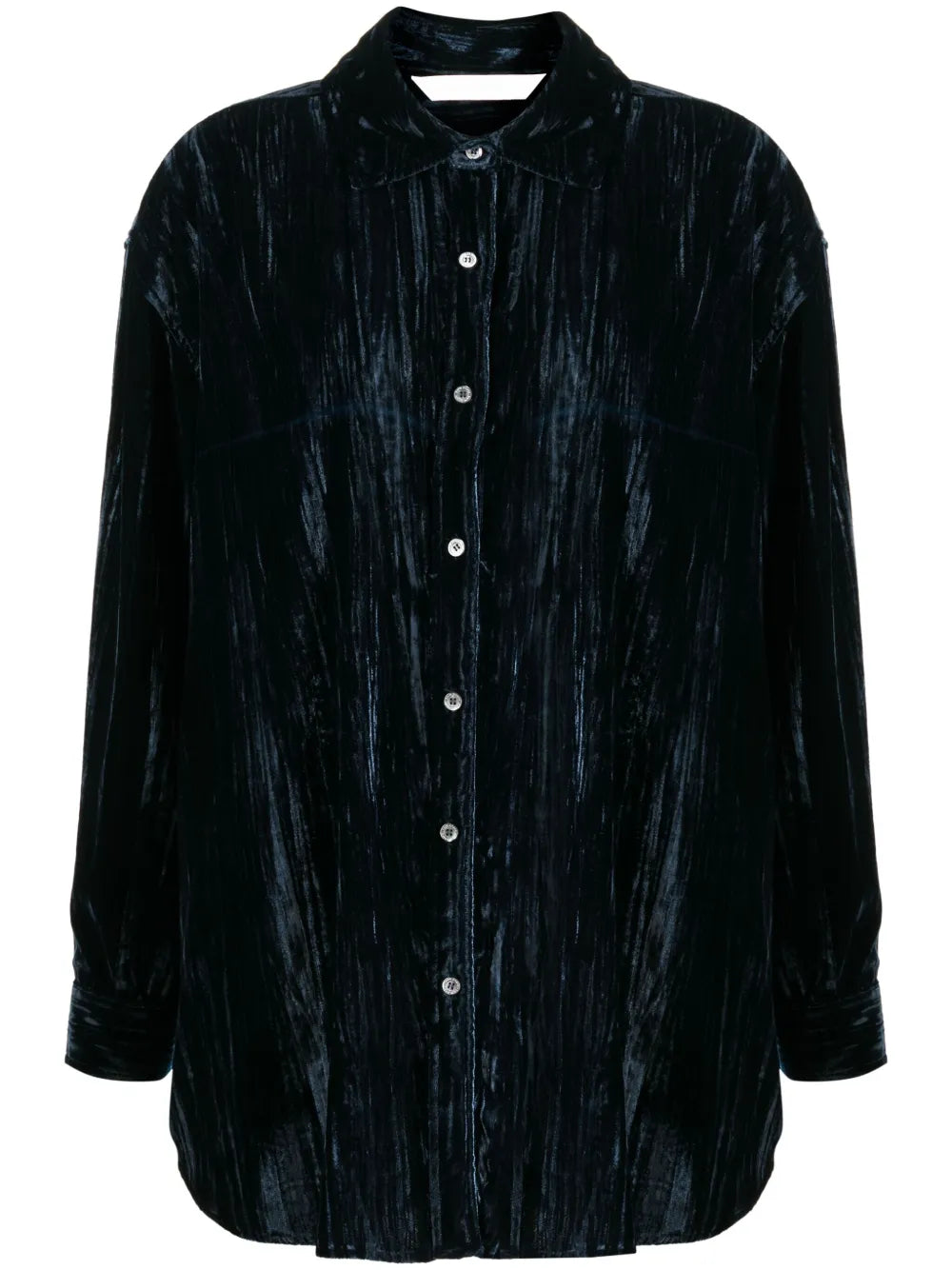Velvet Crinkled Shirt