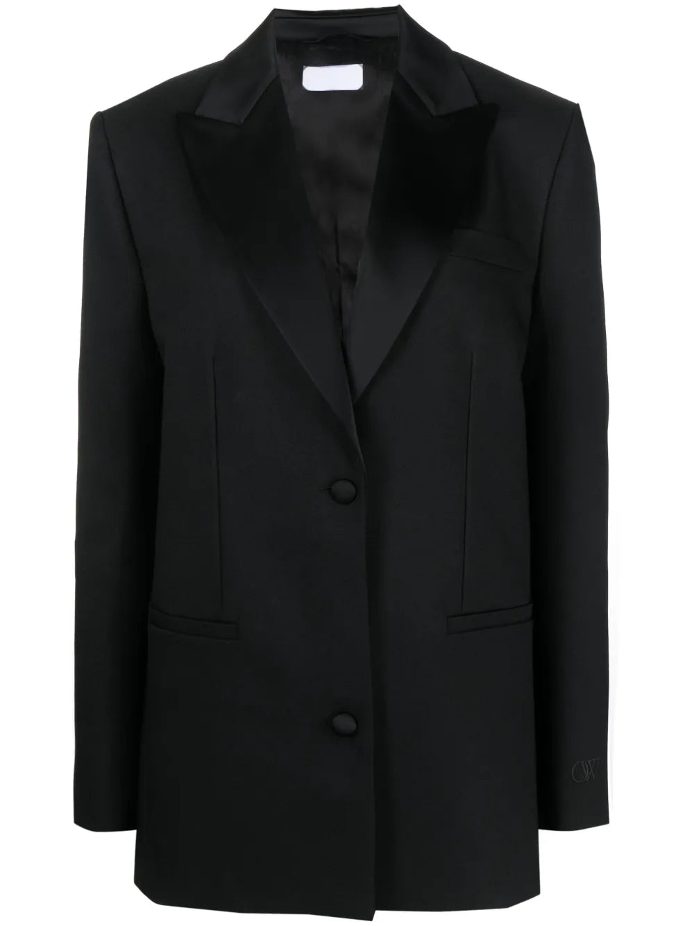 Single-Breasted Tuxedo Blazer