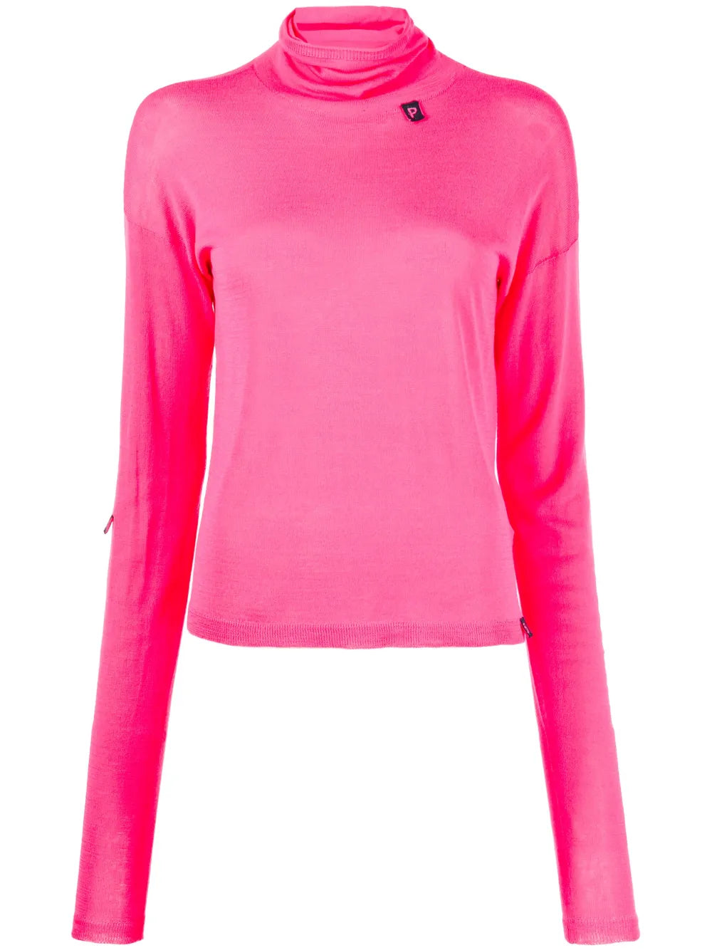 Roll-Neck Drop-Shoulder Jumper