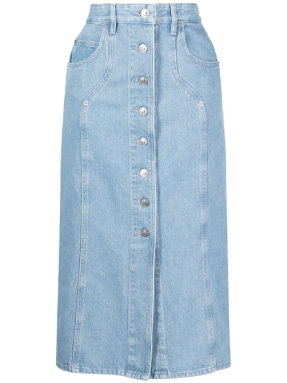 Vandy Denim Midi Skirt