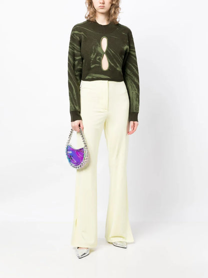 Miso Intarsia Cut-Out Jumper