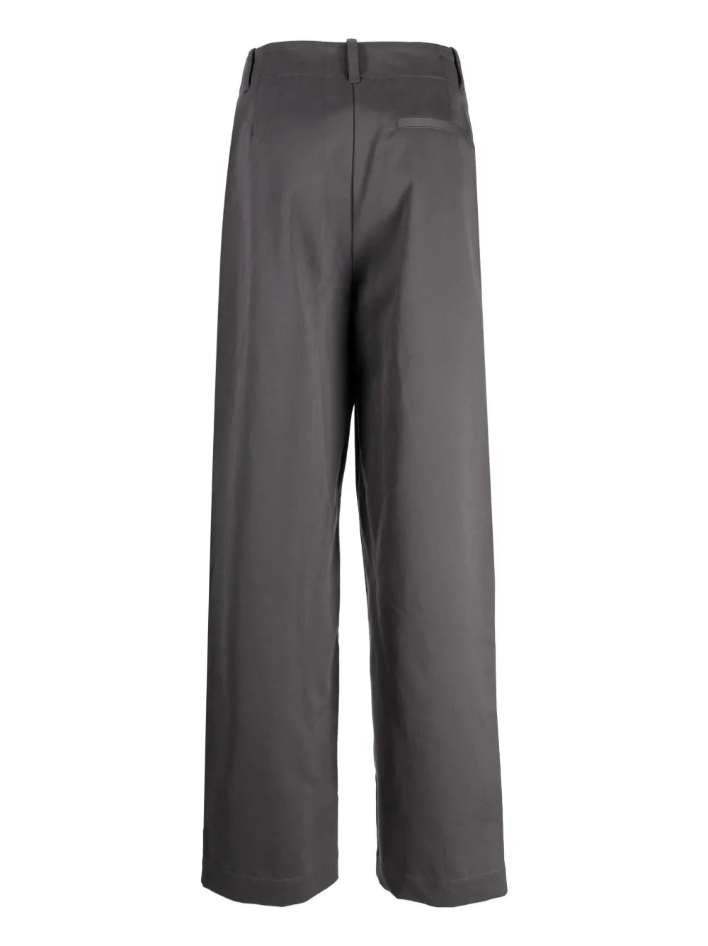 Straight-Leg Cotton Tailored Trousers