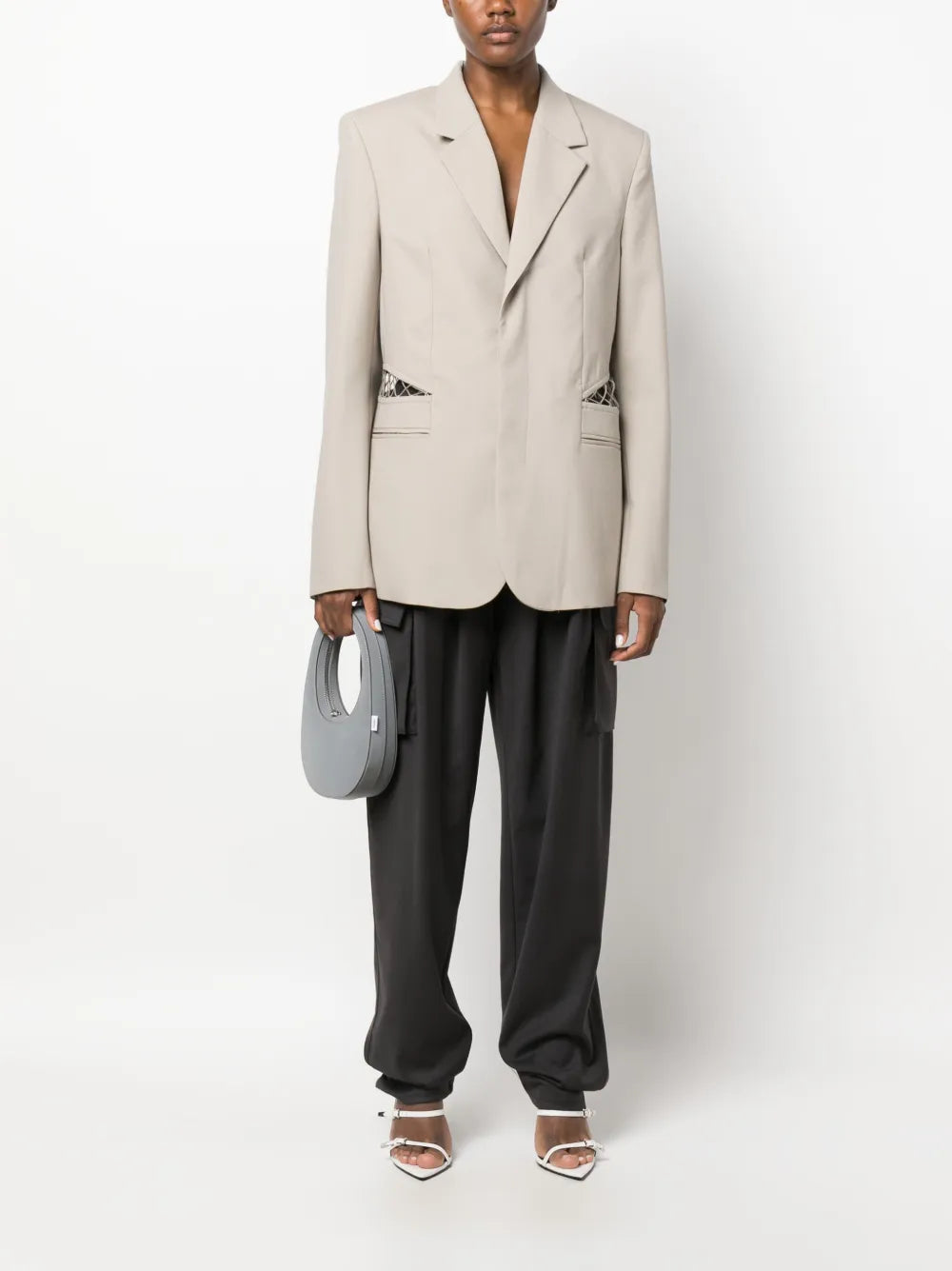 Single-Breasted Wool Blazer