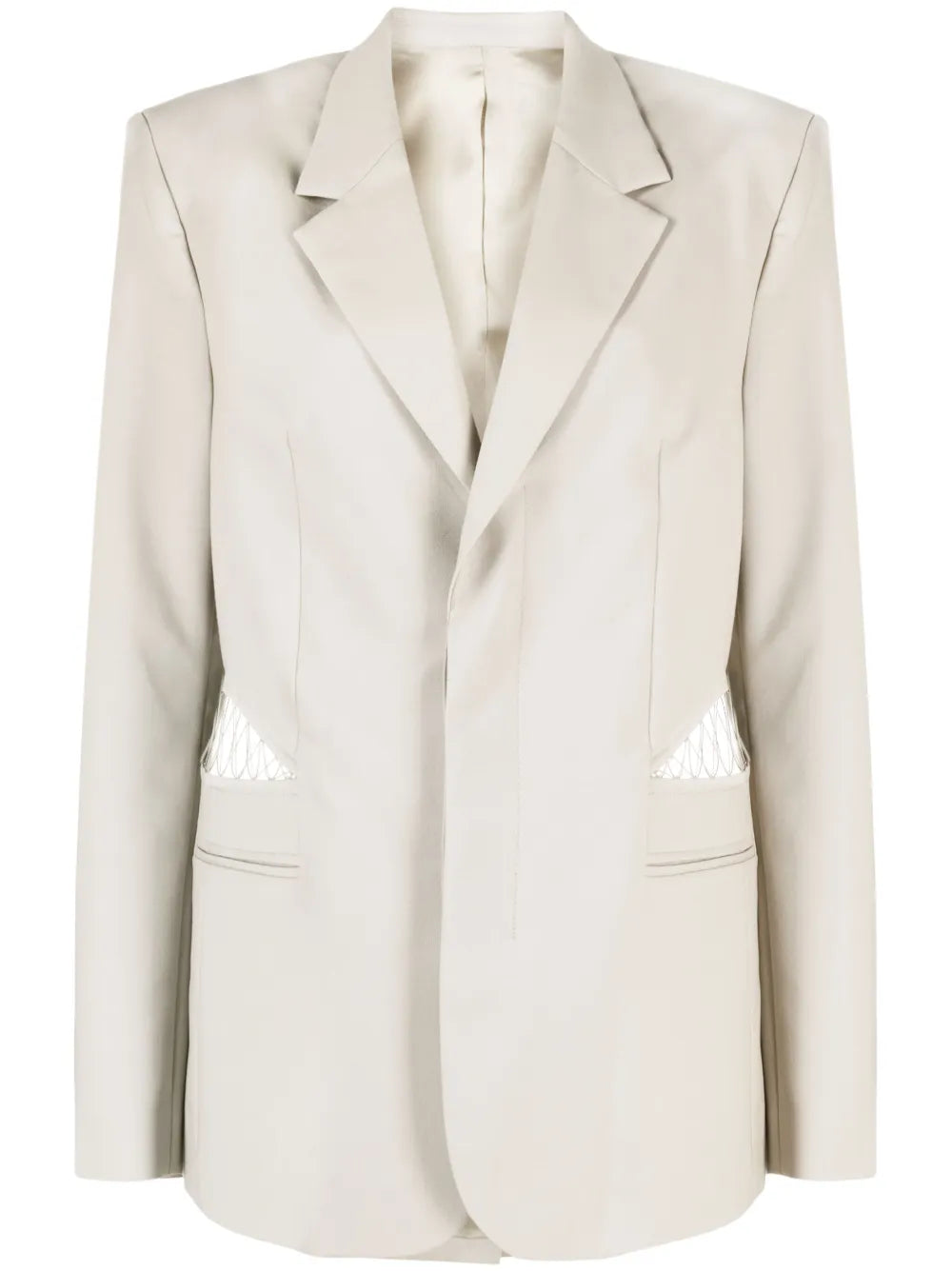 Single-Breasted Wool Blazer