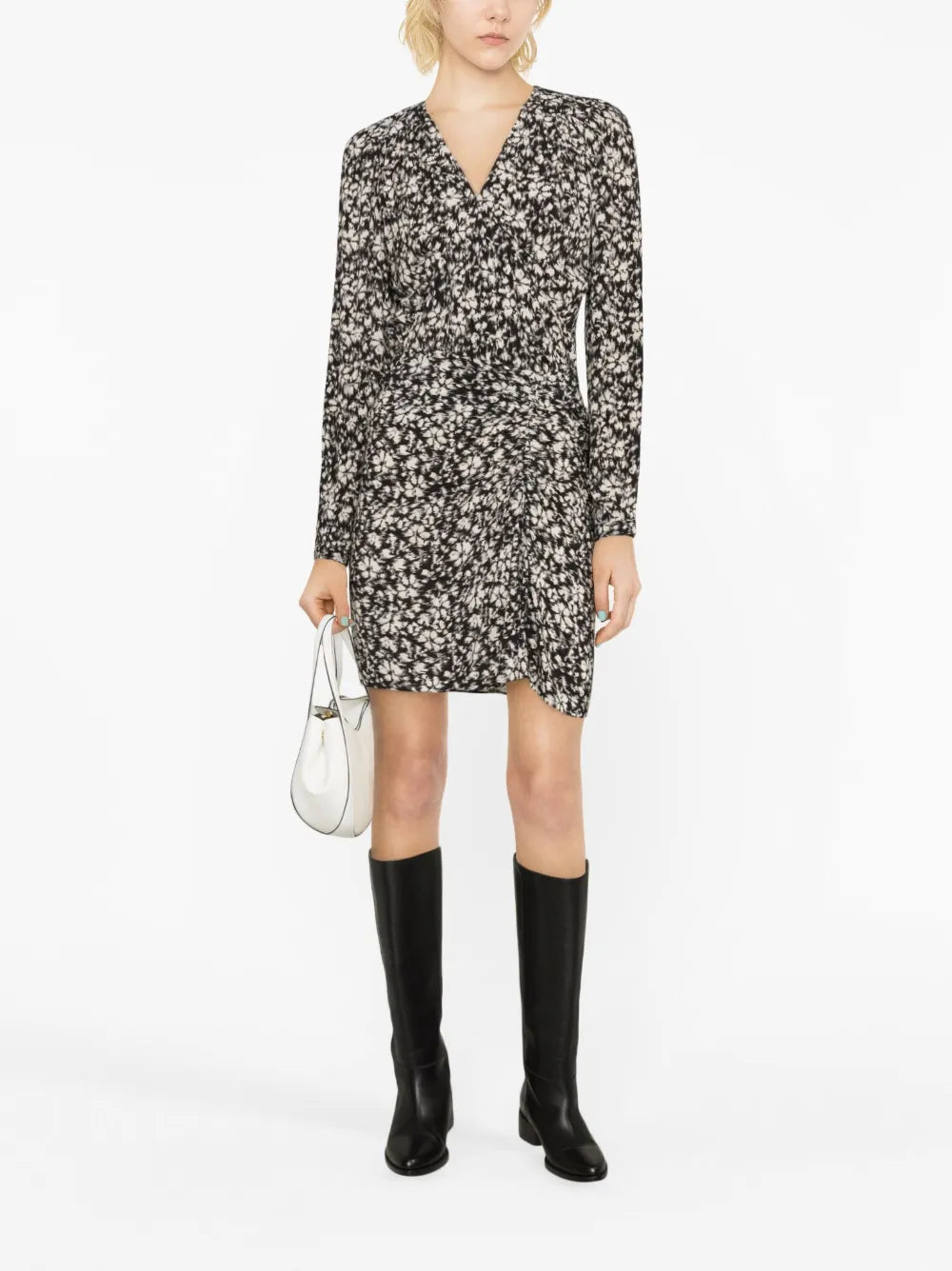 Angelica Floral-Print Mini Skirt