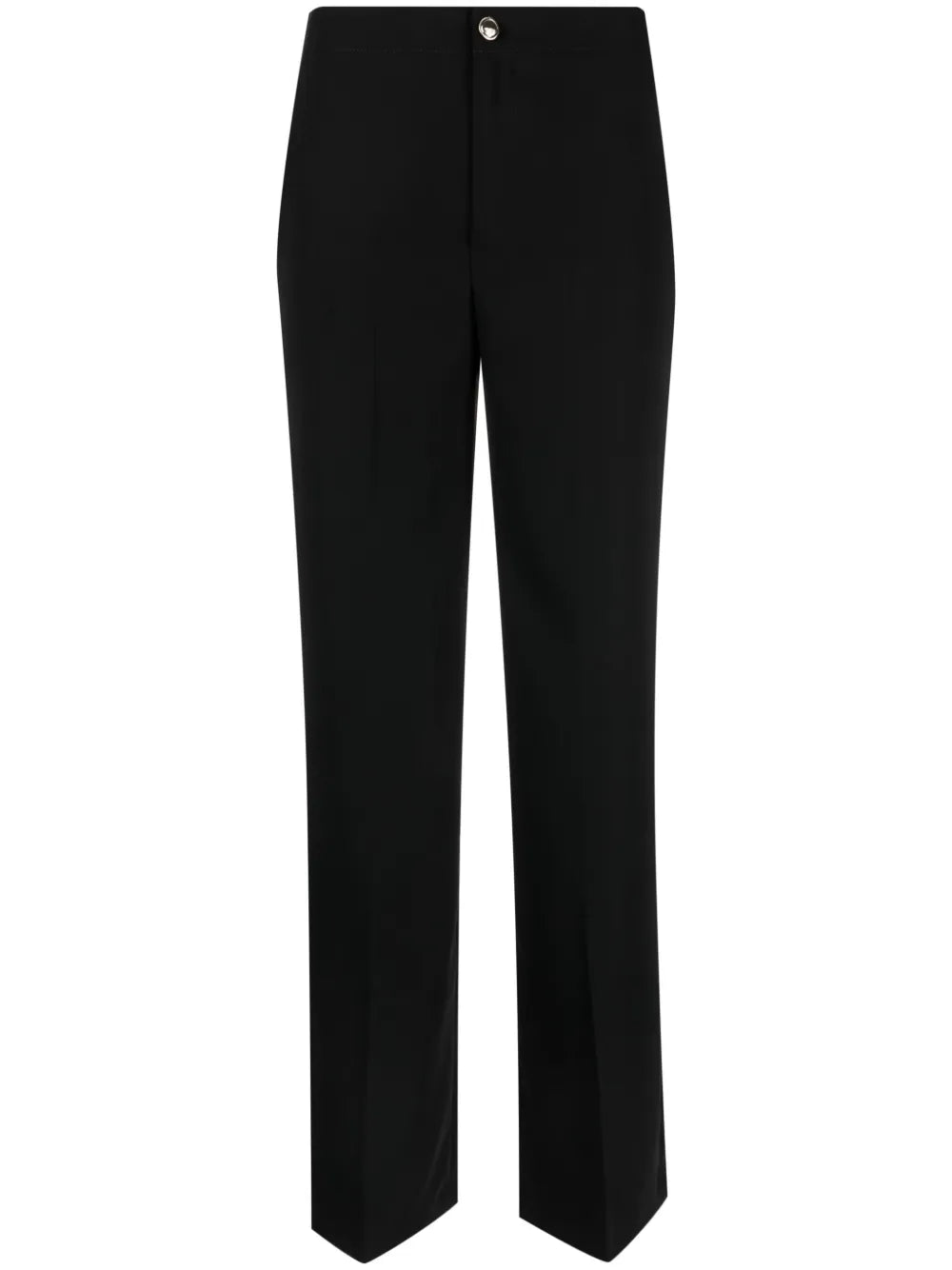 Straight-Leg High-Waist Trousers