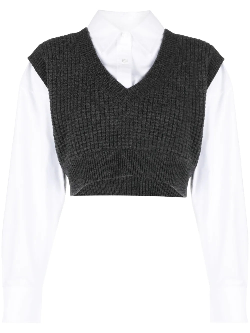 Layered Knitted Vest