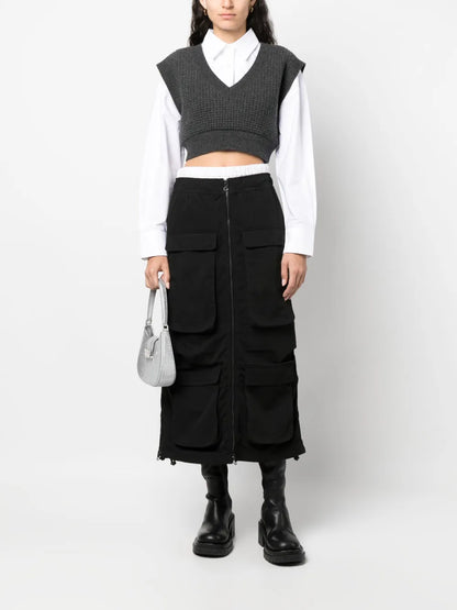 Layered Knitted Vest