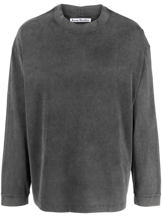 Faded-Effect Cotton Sweatshirt
