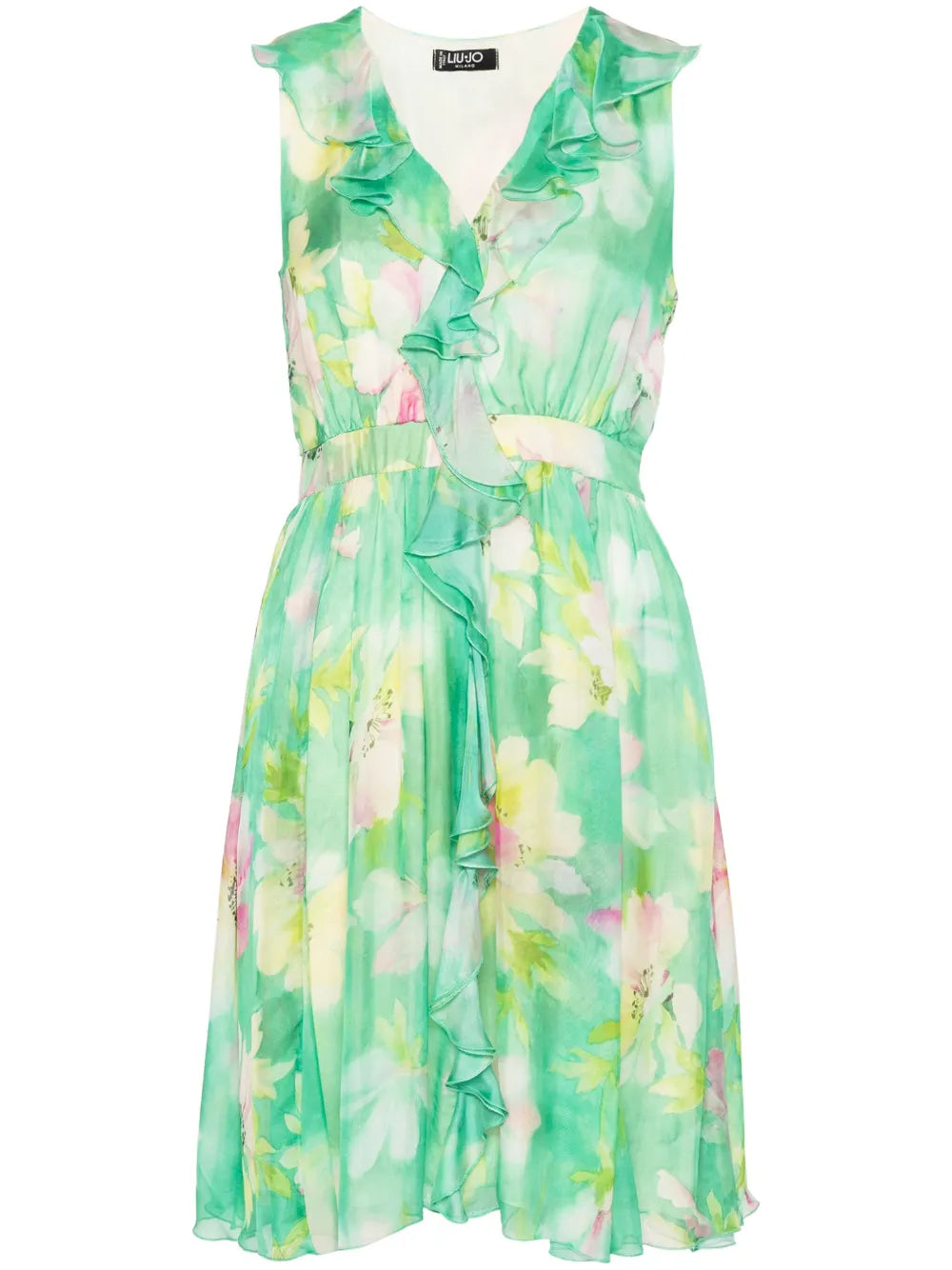 Floral-Print Mini Dress
