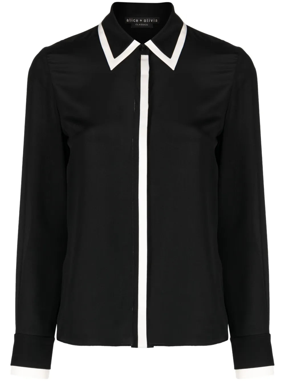 Willa Piped-Trim Shirt
