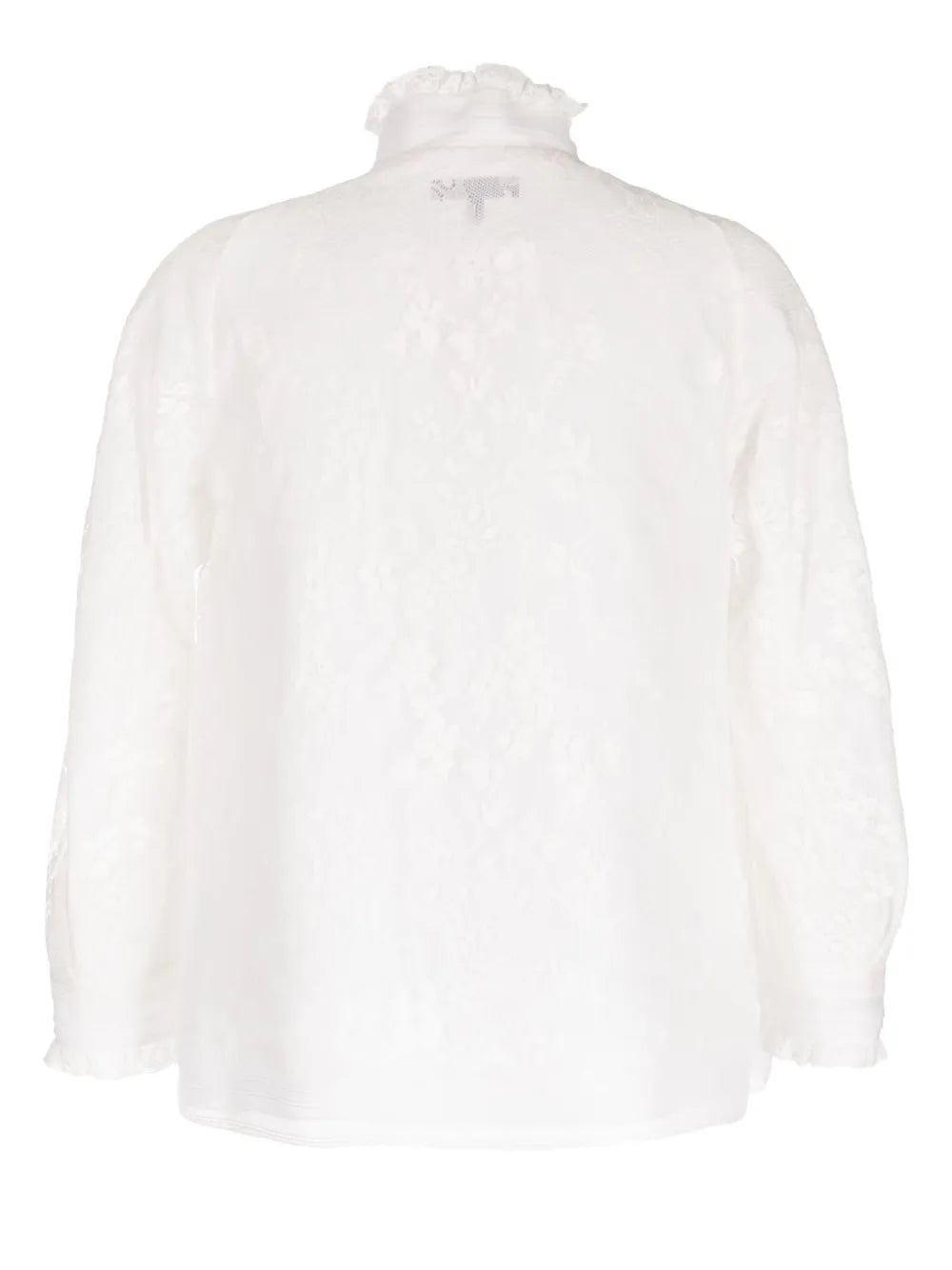 Organza Lace-Overlay Jacket