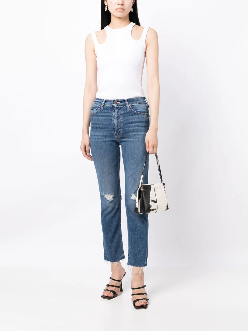 Tomcat Stonewashed Cropped Jeans