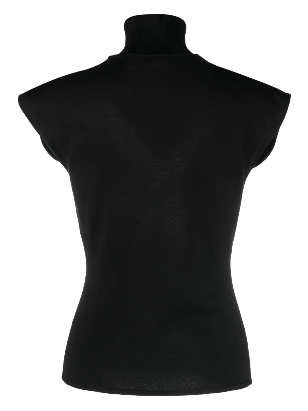 X Panel-Detail High-Neck Top
