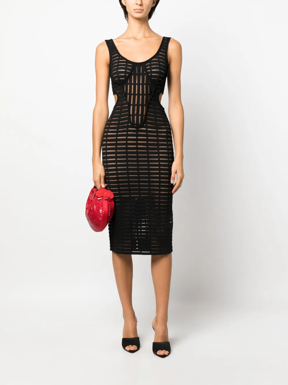Iconic Cut-Out Midi Dress