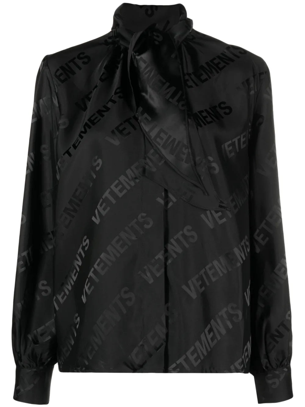 Logo-Jacquard Button-Up Shirt