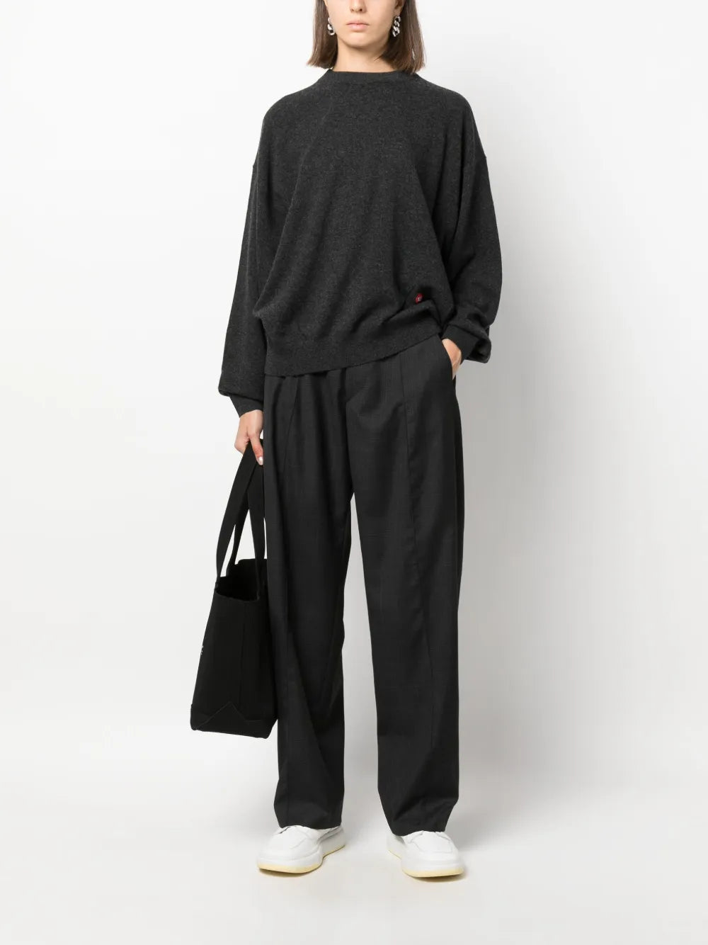 Long-Sleeve Wool Jumper