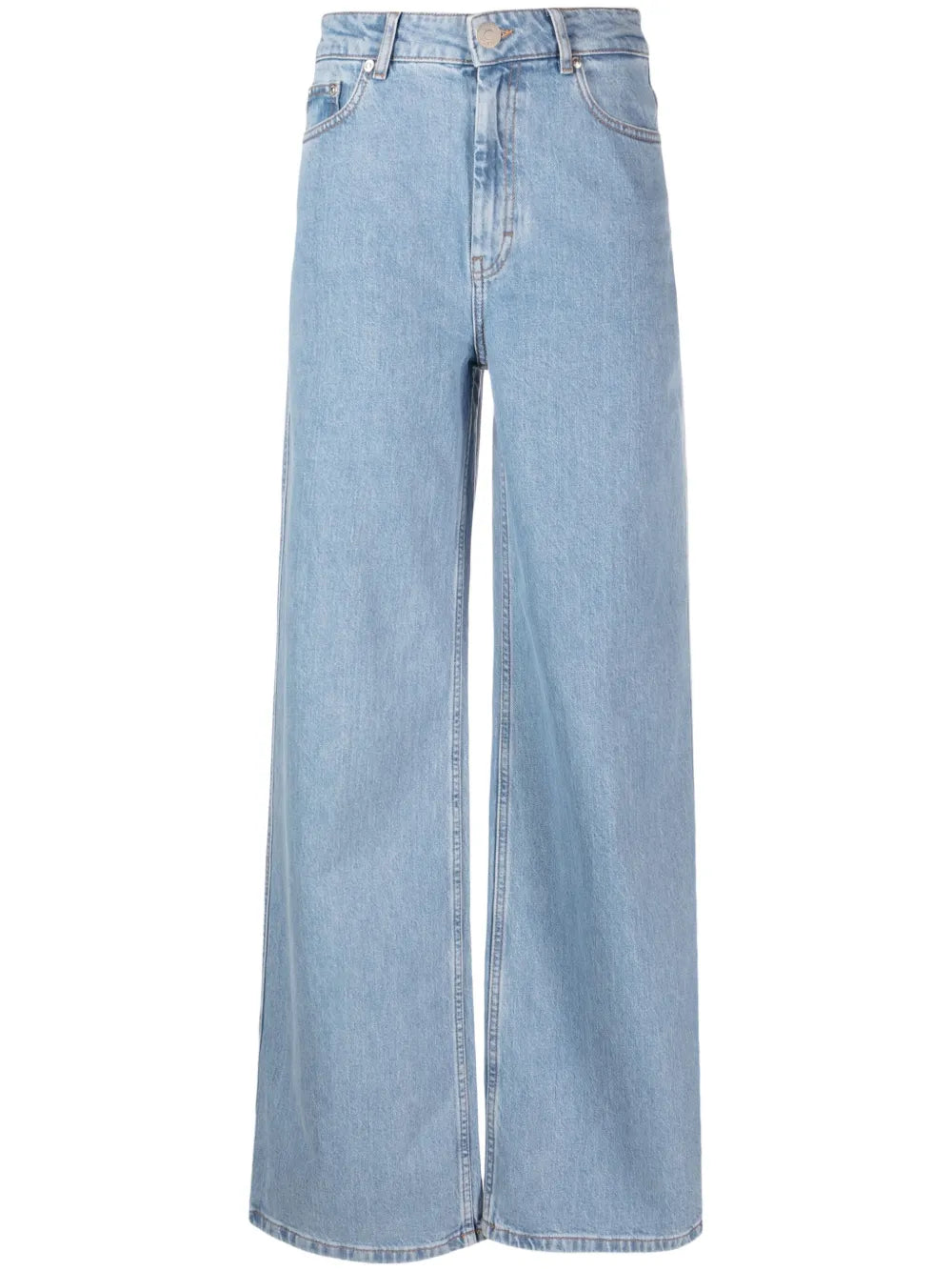 Mid-Rise Wide-Leg Jeans