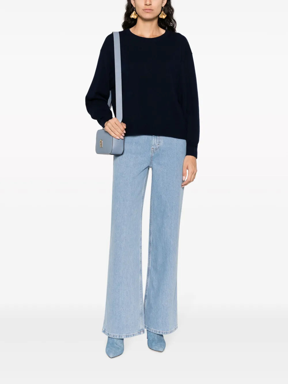 Mid-Rise Wide-Leg Jeans