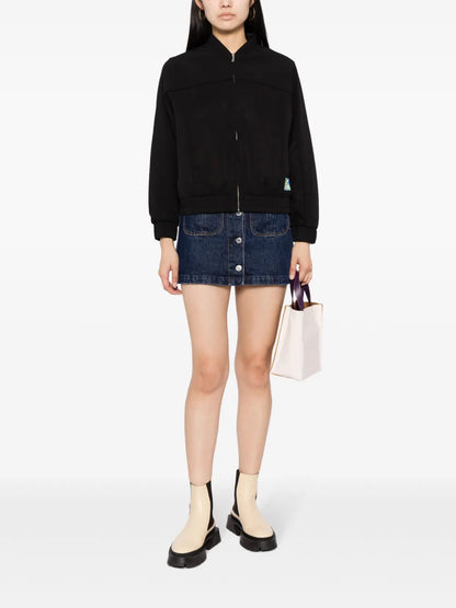 Logo-Patch Bomber Jacket